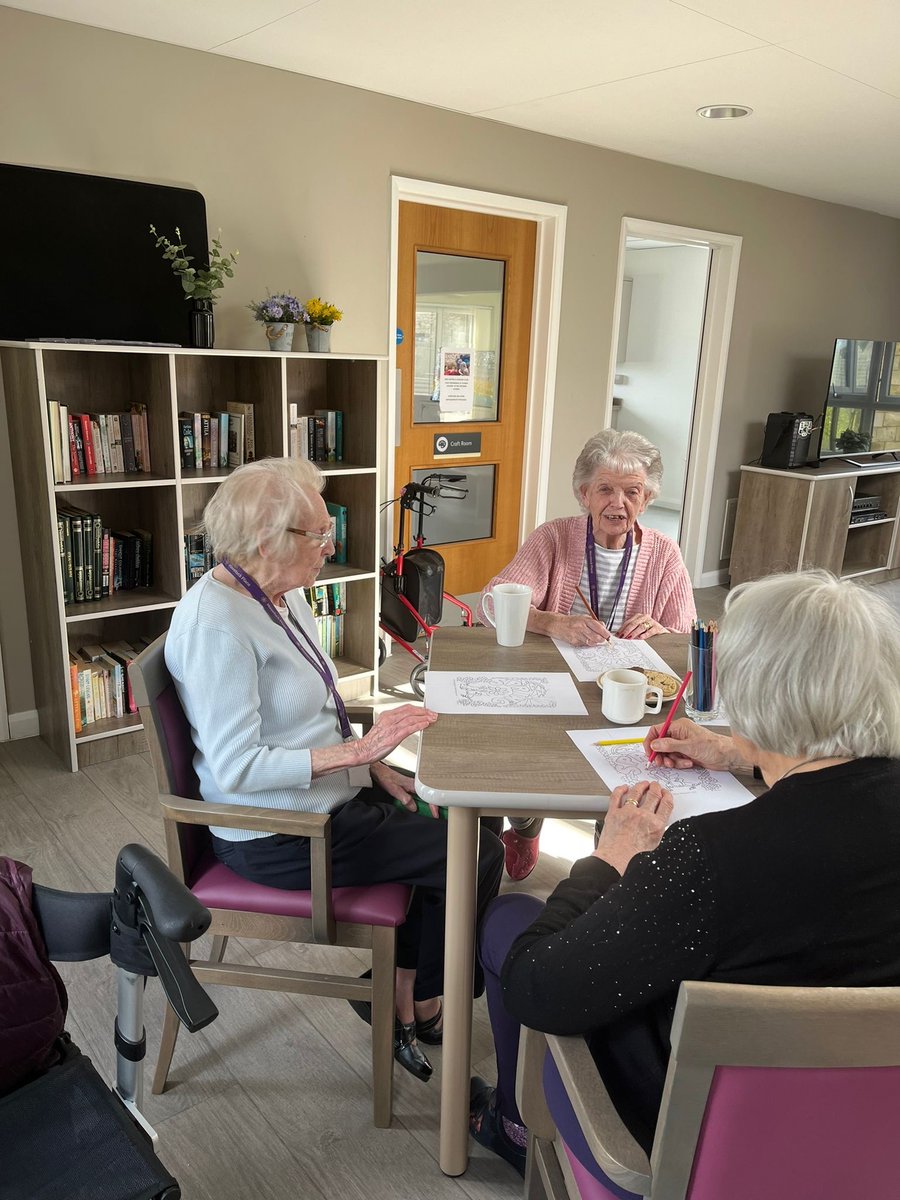 Spring colouring competition at Havelock Place 🎨

The residents of Havelock had a brilliant afternoon with their spring colouring sheets and even had a friendly competition 💜

#NorthTyneside #Spring #ExtraCare