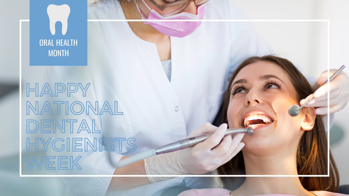 The month of April is #OralHealthMonth and an important part of this celebration is National Dental Hygienists Week! #NDHW24