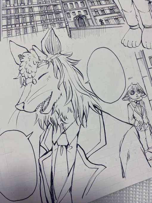 #リストルージュ
1話原稿より
こういうヤツも出ます 