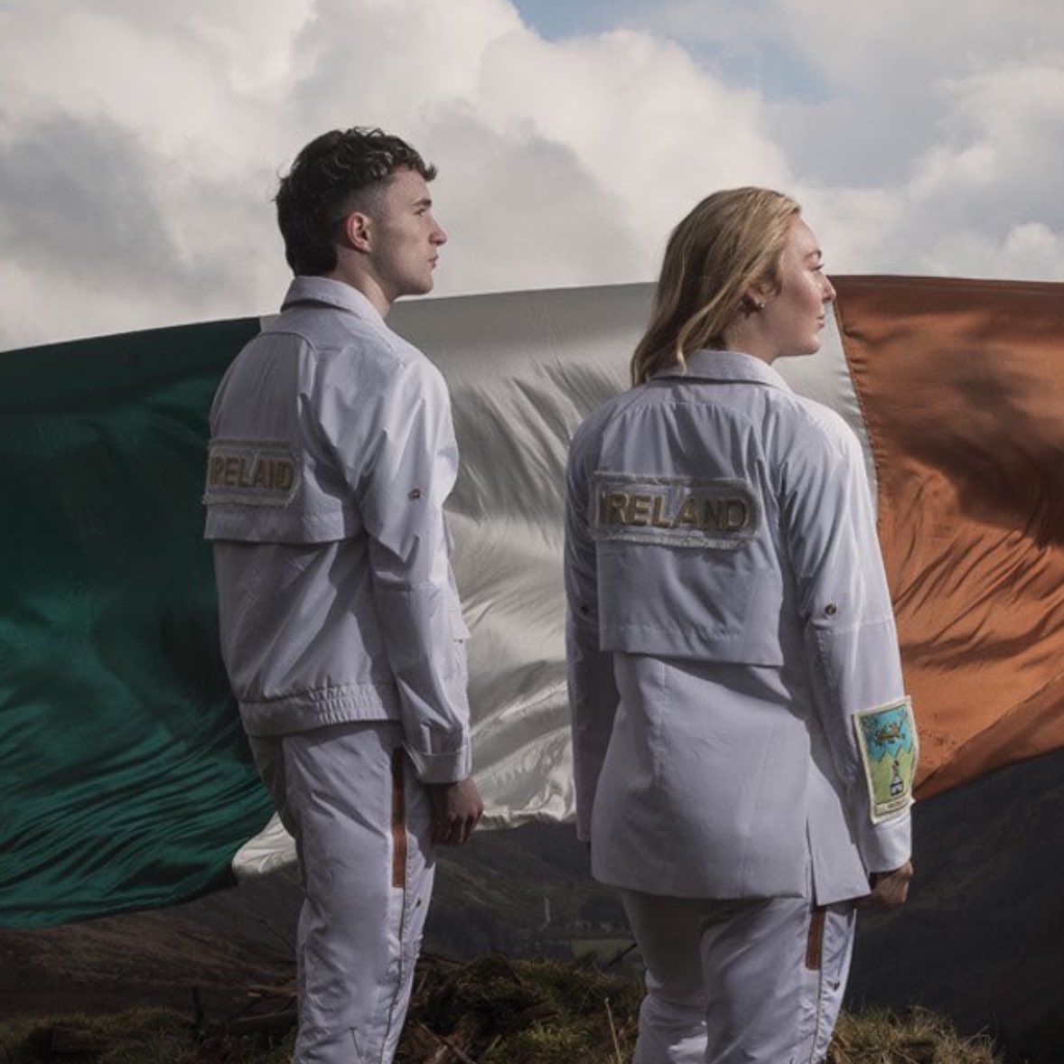 the team ireland outfits for the paris 2024 olympic games opening ceremony. 

when you’re a stenaline captain on shift but have judo practice at 6.