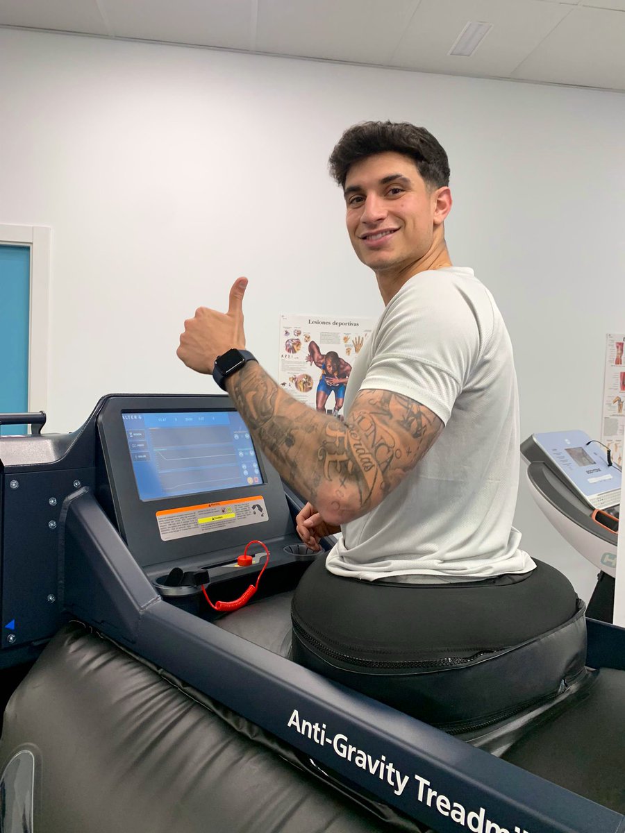 👣 <a href="/OscarSanz__/">OSCAR SANZ</a> continua avançant en la seva recuperació amb l’AlterG a Recover Cambrils

#SentimenTarragoní