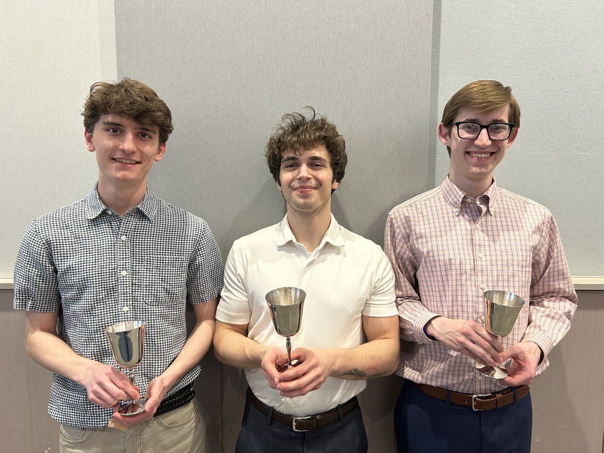 KansasDebate's tweet image. There has been so much work to do and so much to celebrate at the NDT, we almost missed announcing some big speaker award congratulations!

🏆 18th speaker - John Marshall 
🏆 9th speaker - Will Soper
🏆 8th speaker - Graham Revare

#RockChalk 💙❤️🔥
