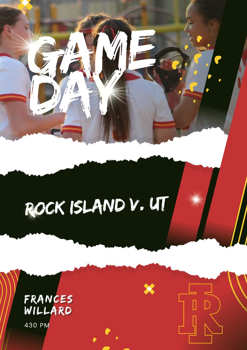 It’s a wonderful day for softball!!! ❤️💛🥎 @RockIslandHigh2 @R_I_Schools @RIMSD_Athletics