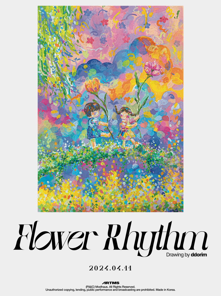 ARTMS <Dall>
Premier Single 2 ‘Flower Rhythm’
Drawing by ddorim

2024.04.11 1pm KST

#ARTMS #OURII
#Dall #Devine_All_Love_Live #Flower_Rhythm