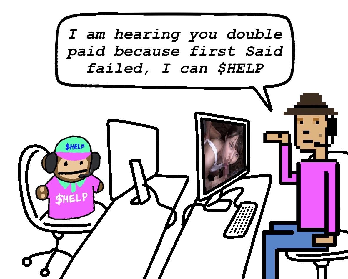 cabalthis's tweet photo. We take our job very seriously with over 3million in volume, 1300 holders, and 1000 in Telegram because Solana Customer Service is here to $HELP you! https://t.co/fX31M3uy1U