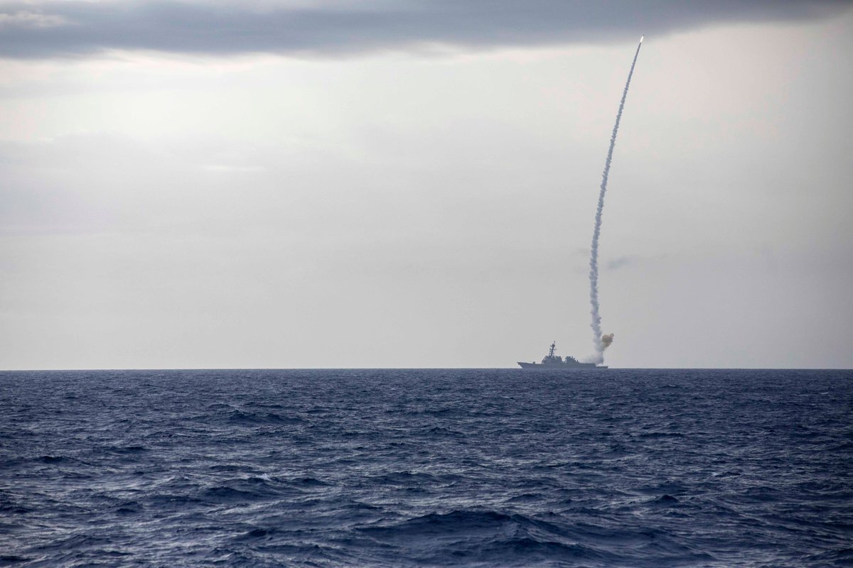 The USS Ralph Johnson Conducts Missile Launch … dvidshub.net/r/7ufmc7 #Navy