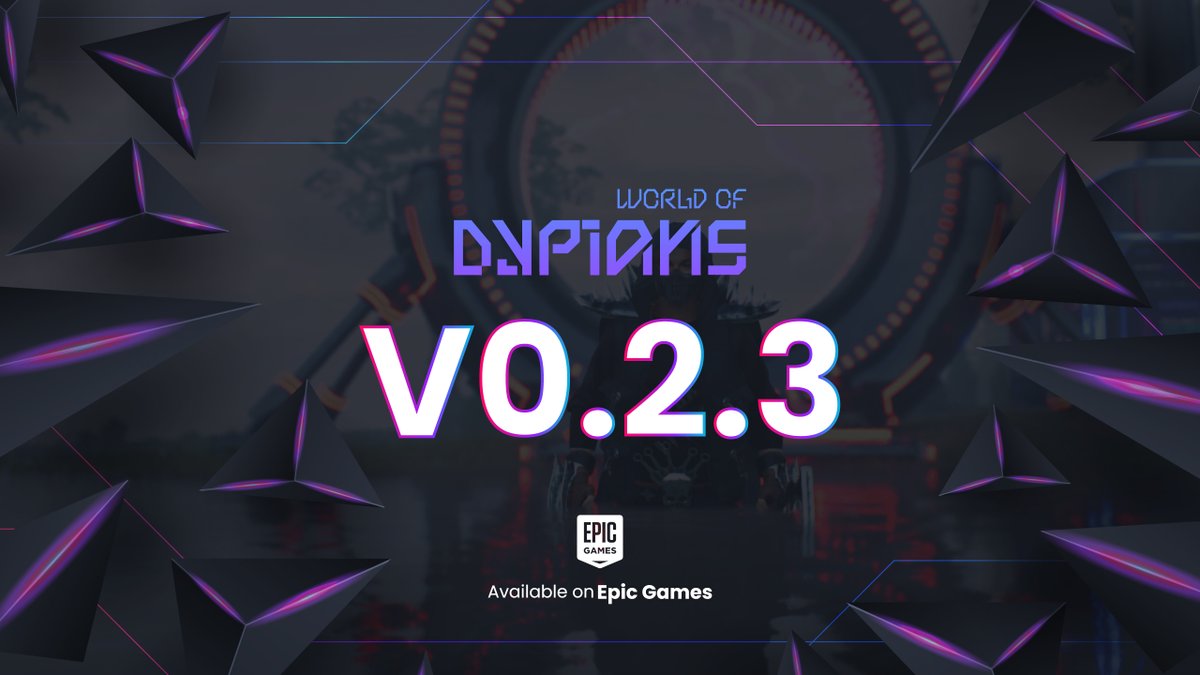 🎮 World of Dypians is leveling up! 🌟 Dive into the latest release on the @EpicGames Store and explore exciting updates, including futuristic partner areas, AI-powered NPCs, a new in-game Creature, and thrilling real-time integrations. 🚀 Download now and experience the…