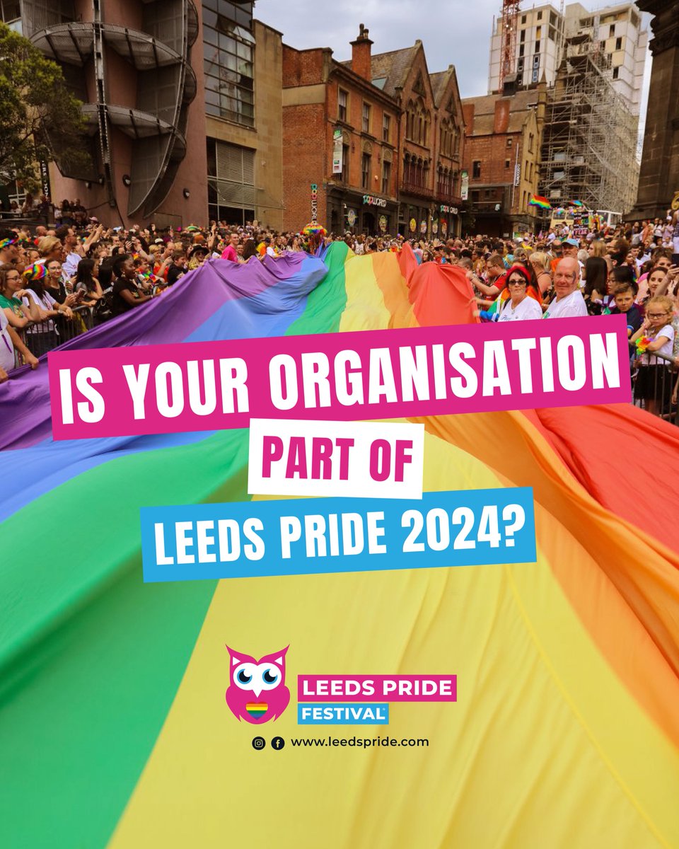 Leeds Pride (@LeedsPride) on Twitter photo 2024-04-09 12:30:58