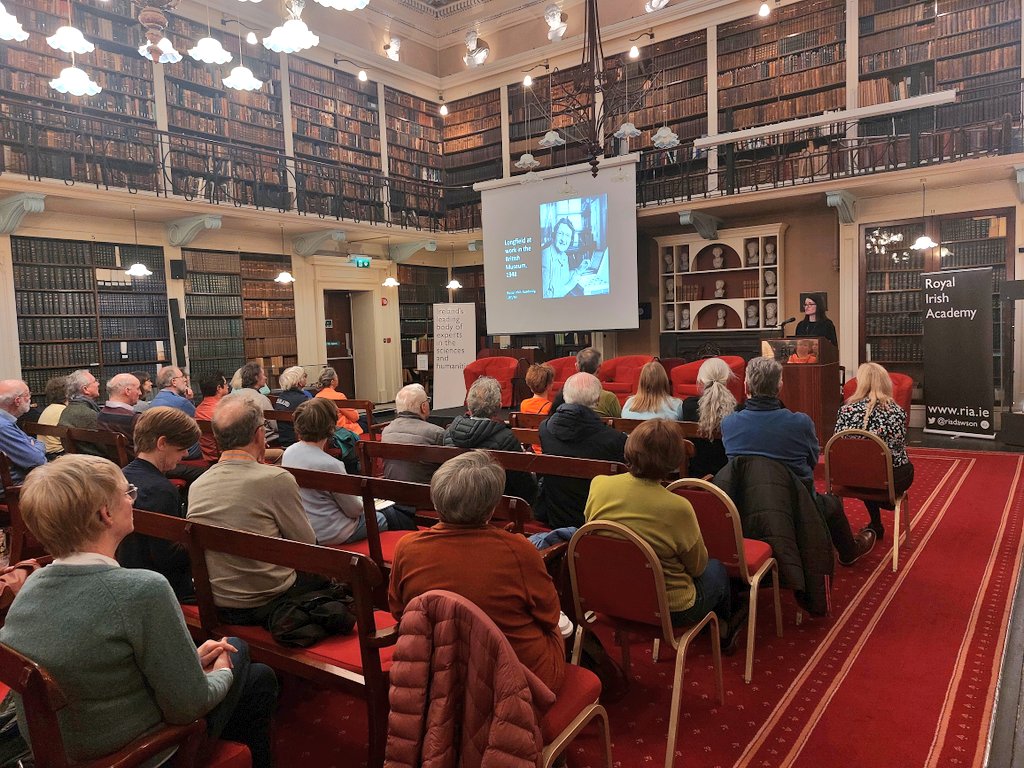 A great turn out for our lunchtime lecture by Dr Angela Byrne - Cynthia Longfield and the St George expedition: the making of an entomologist!