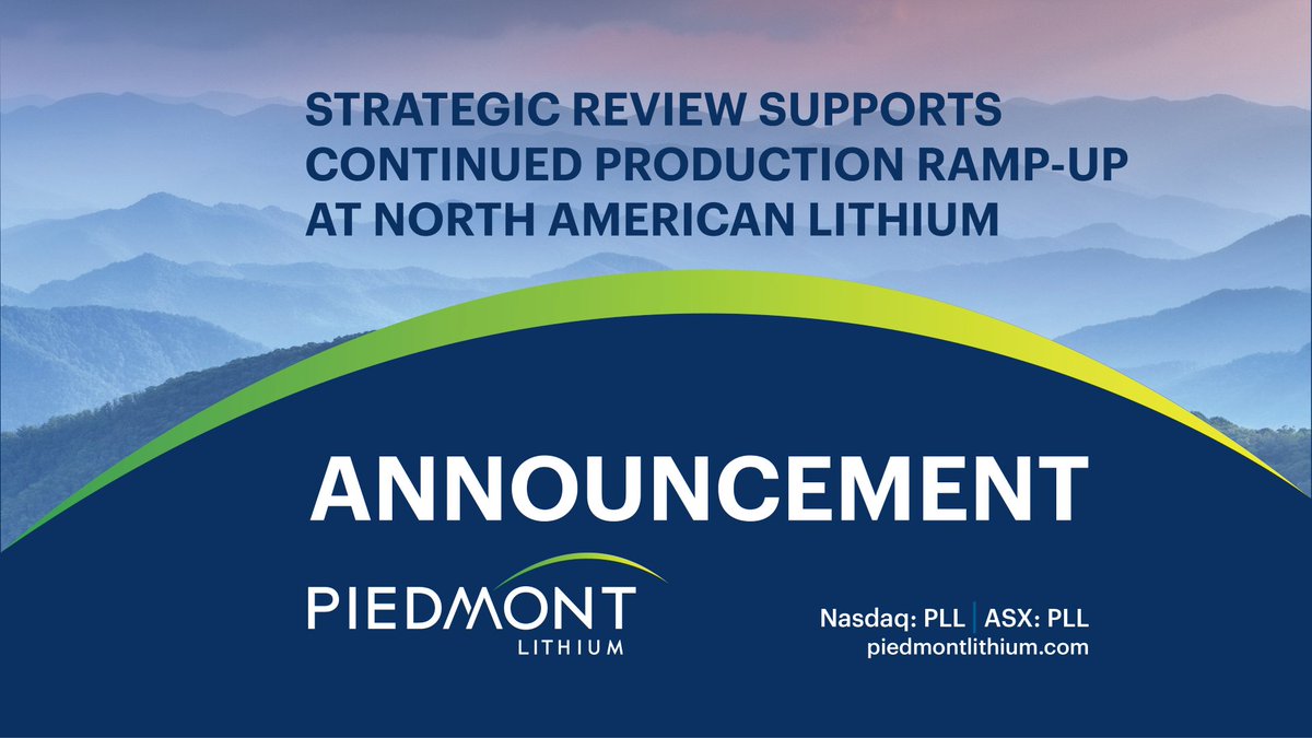 $PLL & JV partner @SayonaMining agree to continue #NAL ramp-up plan following the strategic review. W/the completion of capital projects, expected prod. increases & cost improvements, we believe #NAL is well-positioned for the market recovery we anticipate bit.ly/43T4ePp