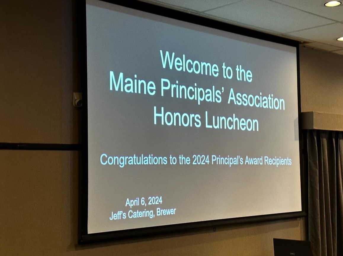 Maine's Positive Story of the Day~MPA Senior Honors Luncheon~4/6/24, Maine high school principals chose 1 senior to receive the MPA Principal's Award.  Thank you David Pease, Senior VP Talent/Diversity,/Inclusion @ Bangor Savings Bank, for providing an inspiring keynote! #NASSP