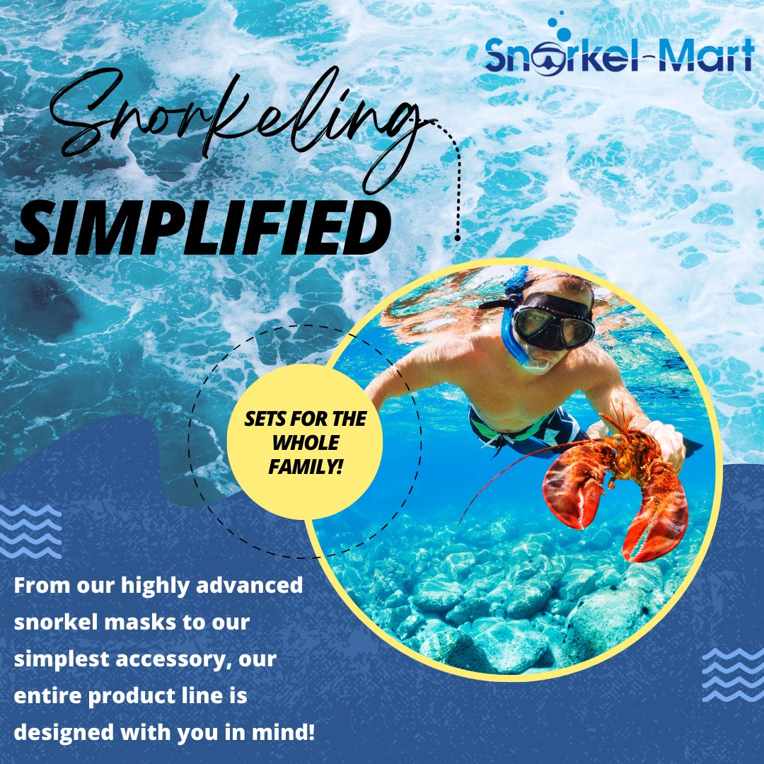 Whether you are going on a solo ocean adventure, your honeymoon, or vacationing with the whole family, Snorkel-Mart has you covered! 😁

#SnorkelingGear #SnorkelingSets #FamilySnorkeling #CouplesSnorkeling #SoloAdventures #ExploreUnderwater #OceanExploration #WaterSport