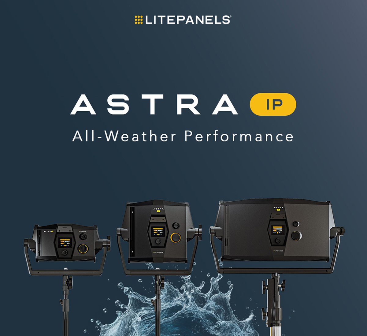 Introducing the Litepanels Astra IP range! 💡 Equipped with ultra-efficient LEDs and a tighter beam angle, Astra IP provides flattering and accurate white light from 2,700K to 6,500K at any intensity level. Explore the whole range 👇 bit.ly/4arMm0u