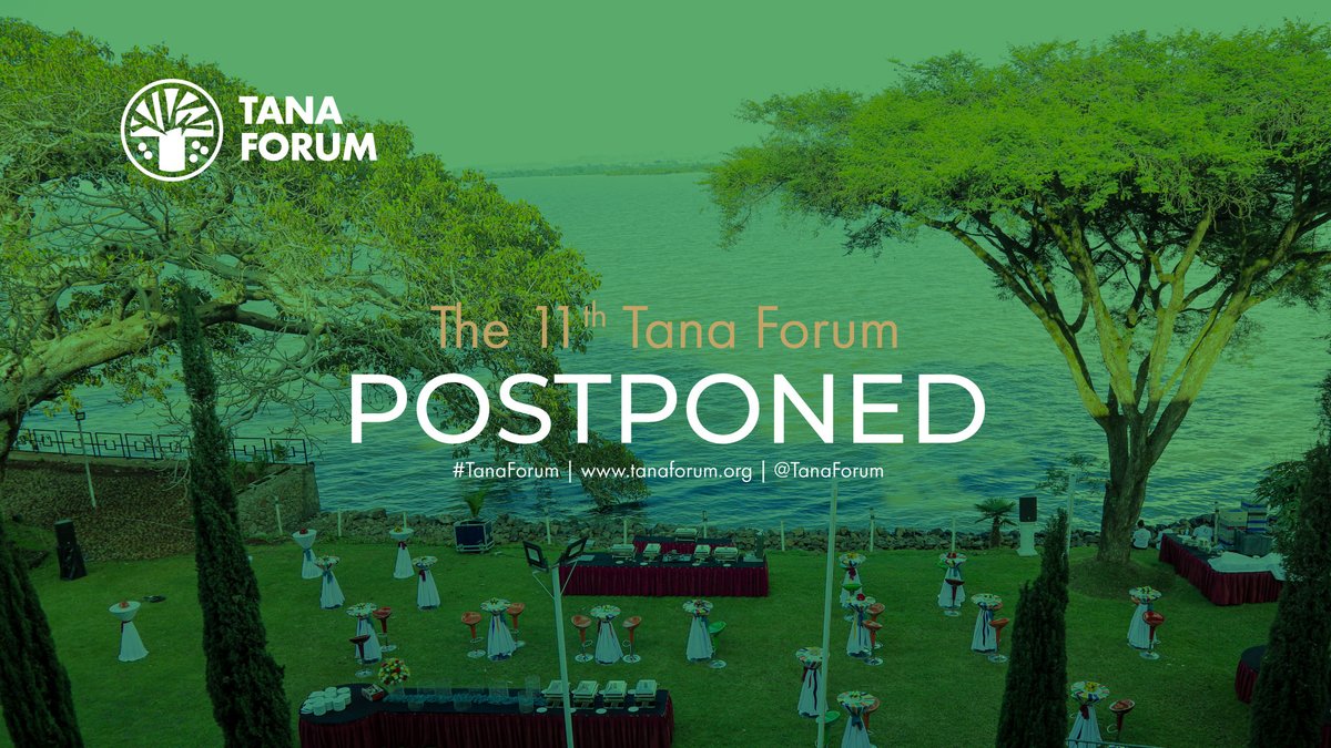 The 11th #TanaForum planned for 19-21 April 2024 has now been postponed to a later date. We will ensure that new dates will be communicated to all stakeholders as soon as possible. Stay connected for further information.