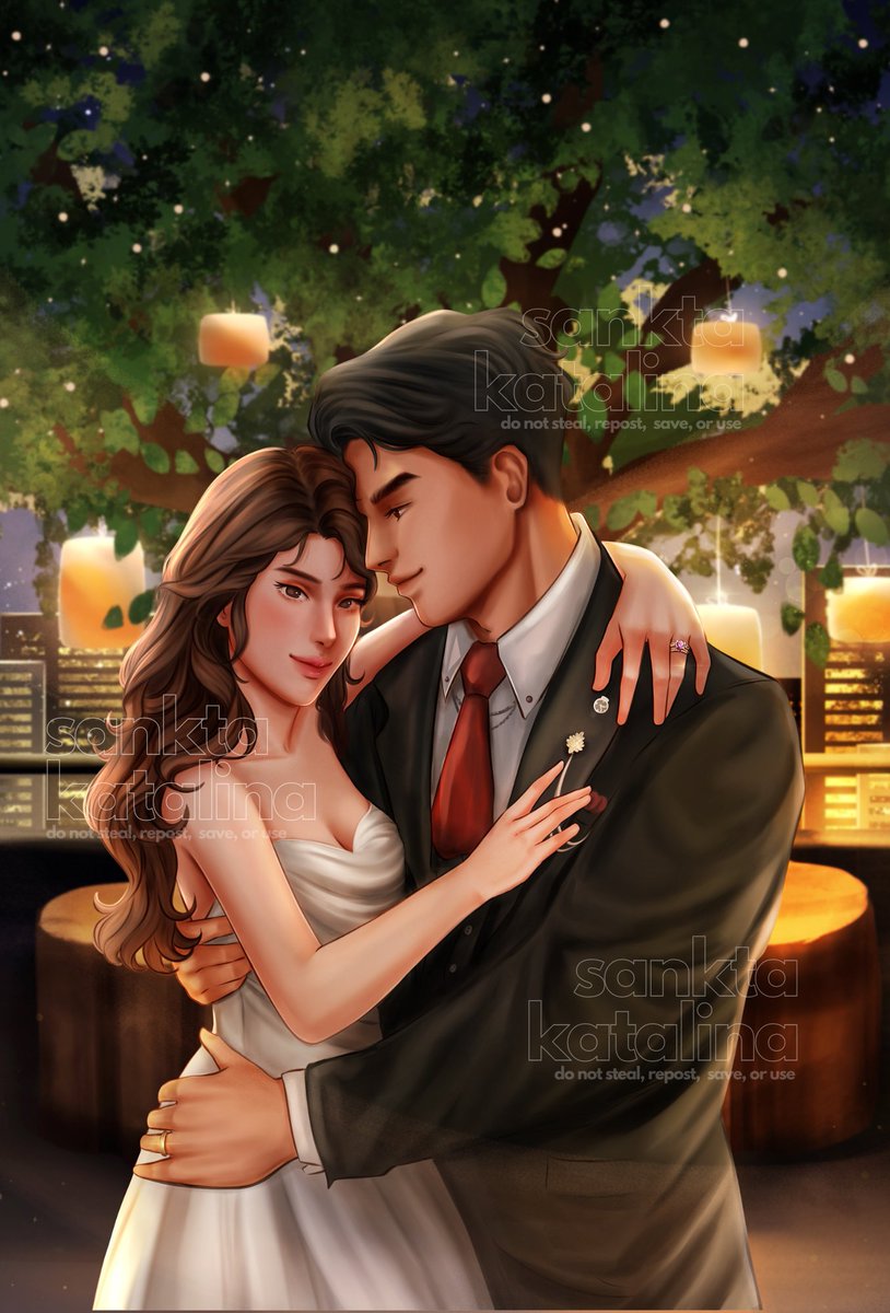 sanktakatalina's tweet photo. At the hotel's rooftop garden with a ring made of small lined diamonds around a big round cut amethyst in the middle, Eury Amethyst Saniel and Vincentius Theron Hidalgo got married.
— Kab 38, BBTW by jonaxx

Artwork by @studioviii_ 
#HijoDeAlgoMemoir
#TheHIDALGOLDENCelebration https://t.co/r6V5AZ2ni1