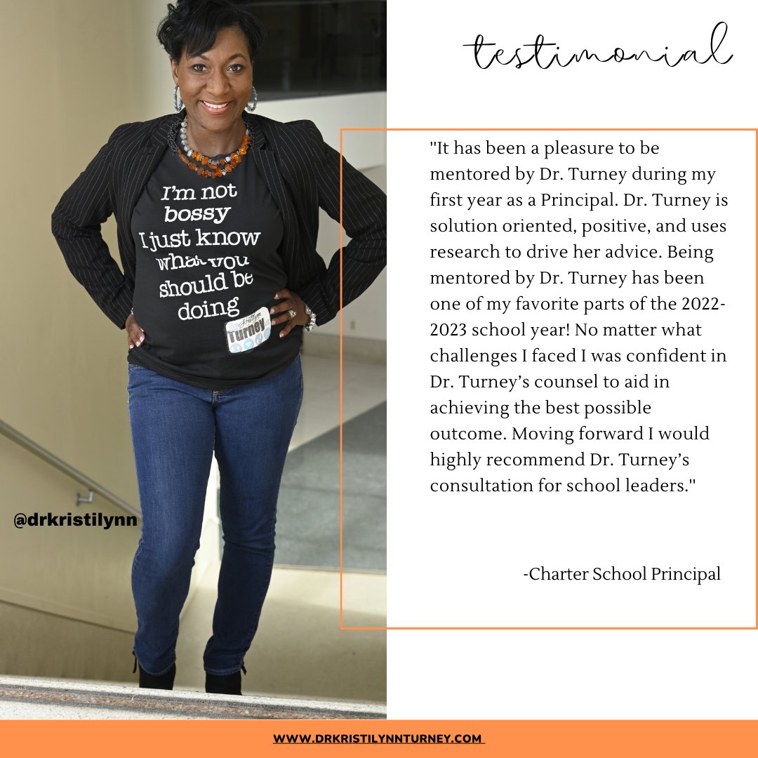 Happy #TestimonialTuesday! Today is a great day to celebrate my work. Check out what this school leader had to say about my support. #charterschools #publicschools #ministryofeducation #leadershipcoaching #edleaders #educationrevolution 🚀#educationconsultant #principals
