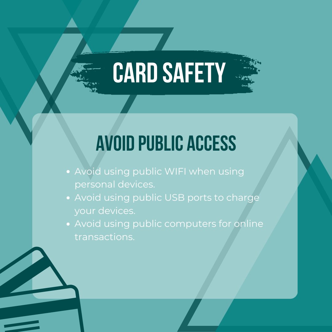 Card Safety-Tip Tuesday! In 2022, 44% of credit card users reported having two or more fraudulent charges. With both credit and debit card fraud on the rise, here are some tips for card safety. #creditunion #irfcu #credituniondifference #fraudalert #cardsafety