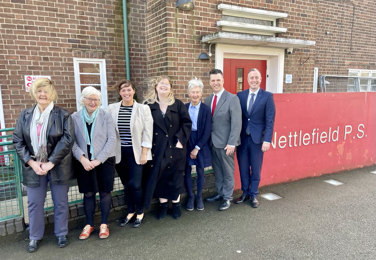 Education Minister @paulgivan visited @NettlefieldPs to officially open their new Nurture Unit this morning. The Minister met the Principal Simon McLean, Board of Governors, Nurture teacher Heather Clifford and political representatives. The Minister also toured the school,…