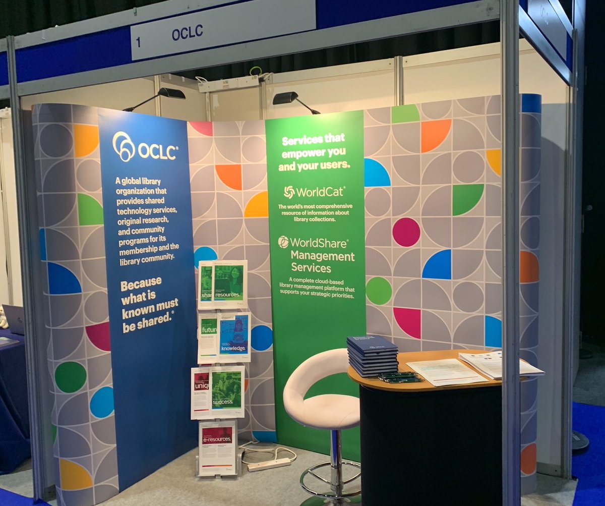 We are really enjoying the @UKSG Conference with great presentations, workshops, and conversations with you. 💡 Don't forget to stop by stand 1 to talk with the #OCLCuk team and learn more about our services! #UKSG2024