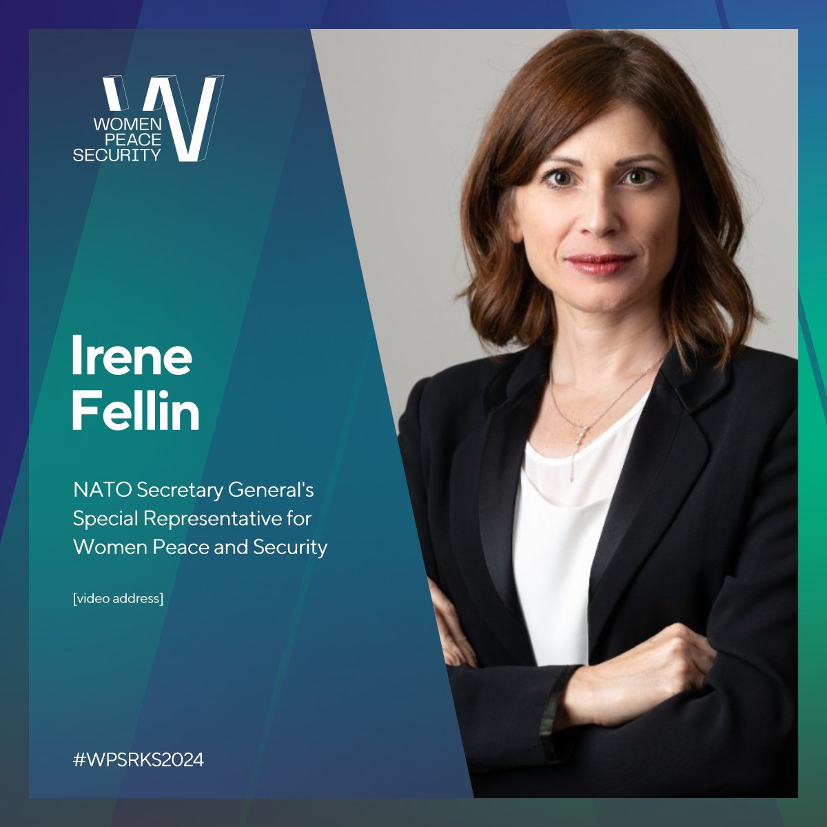 We look forward to having NATO SGSR for Women Peace and Security, @irenefellin address the WPS Forum 2024! #WPSRKS2024 15-16 April 2024 🇽🇰 Prishtina, Kosovo 👉 wpsforum-rks.org