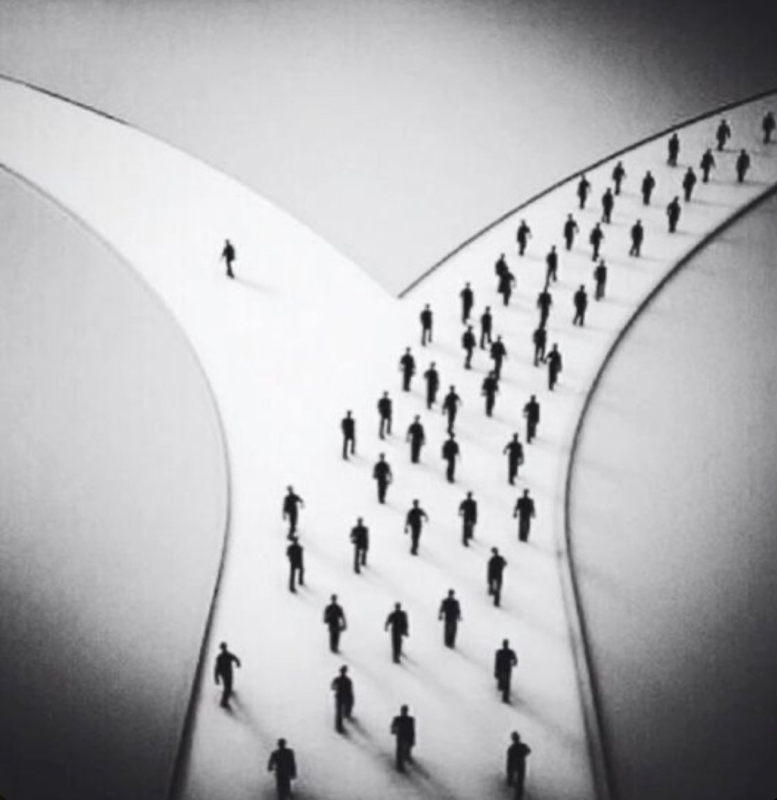 “Enter through the narrow gate. For wide is the gate and broad is the road that leads to destruction, and many enter through it. But small is the gate and narrow the road that leads to life, and only a few find it.” - Matthew 7:13-14