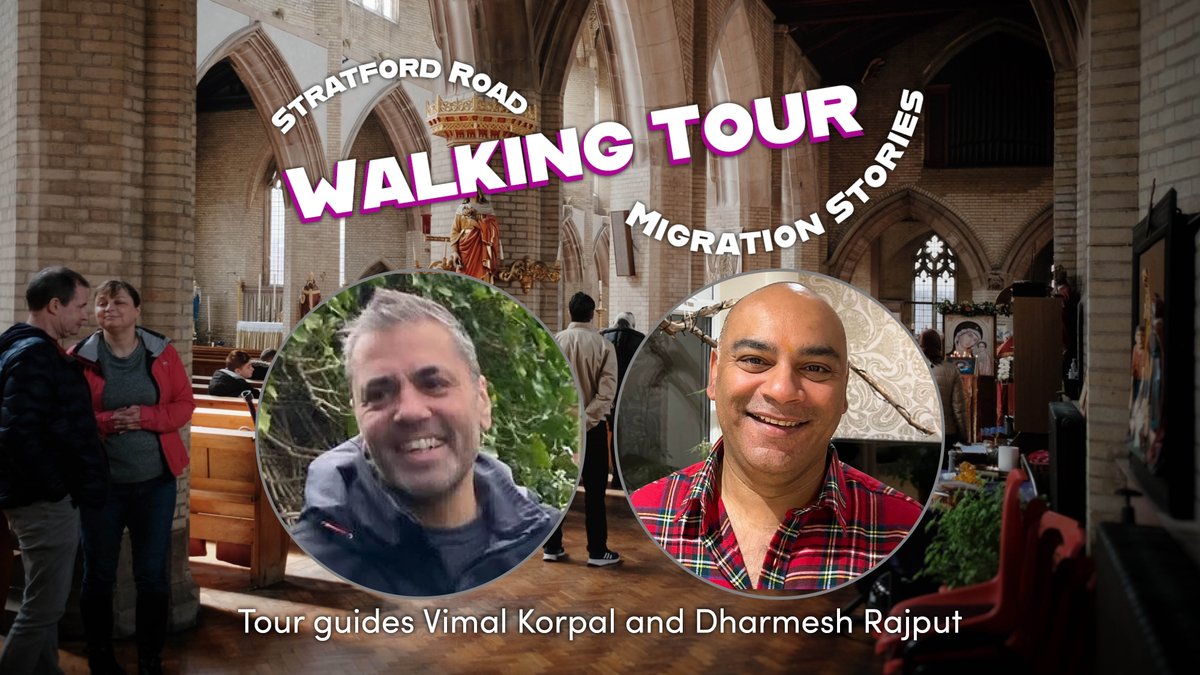 Our Walking Tours are back for 2024 Vimal & Dharmesh are our two terrific tour guides to take you down the Stratford Road and talk about the history of this diverse and vibrant route First walk is with Dharmesh on Sat 8 June Book here: sampad.org.uk/event/walking-… #birminghamtours