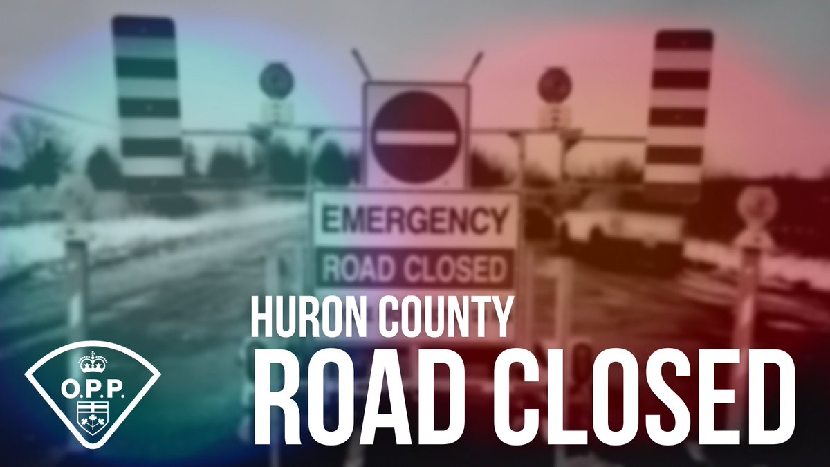 #HuronOPP is currently on #Bluewater Hwy south of Bayfield for a serious collision. Bluewater Hwy will be closed between Kippen Rd and Staffa Rd for the investigation. Please follow detours and avoid the area. More to follow.. #OPP #roadclosure #collision ^cs.