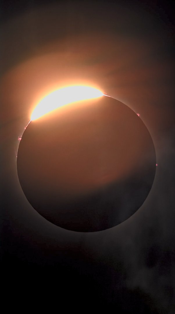 Some of the best Eclipse photos I took through the telescope