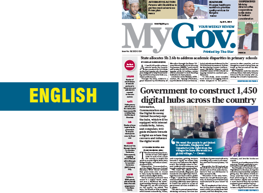 MyGov, April 09, 2024: It's FREE! online.fliphtml5.com/yvqhd/swsb/ To download a PDF copy, visit, mygov.go.ke