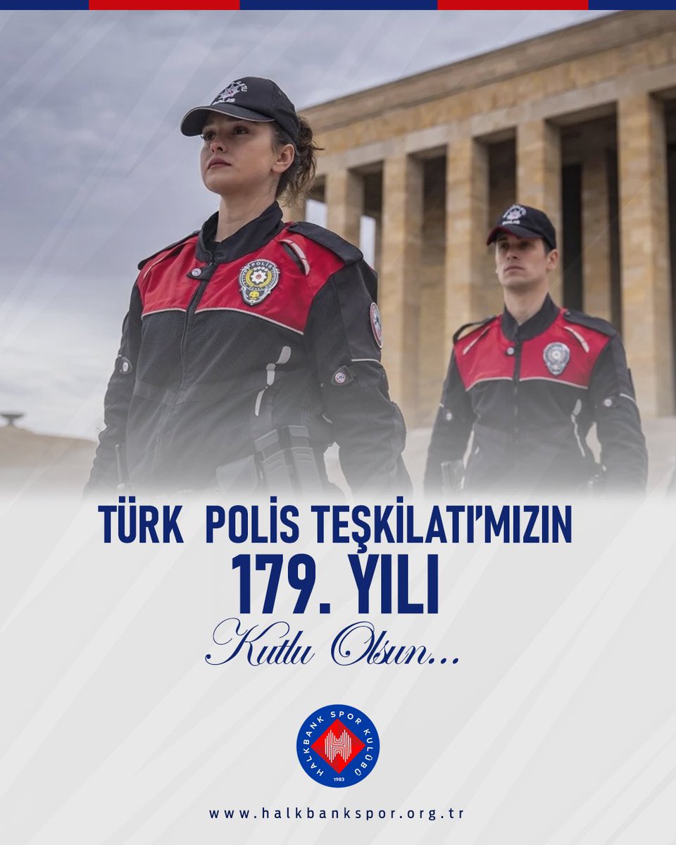 Her koşulda milletinin yanında olan Türk Polis Teşkilatı’mızın 179. Yılı kutlu olsun 👮🏻‍♂️🚔 👮🏻 @EmniyetGM #TürkPolisTeşkilatı179Yaşında