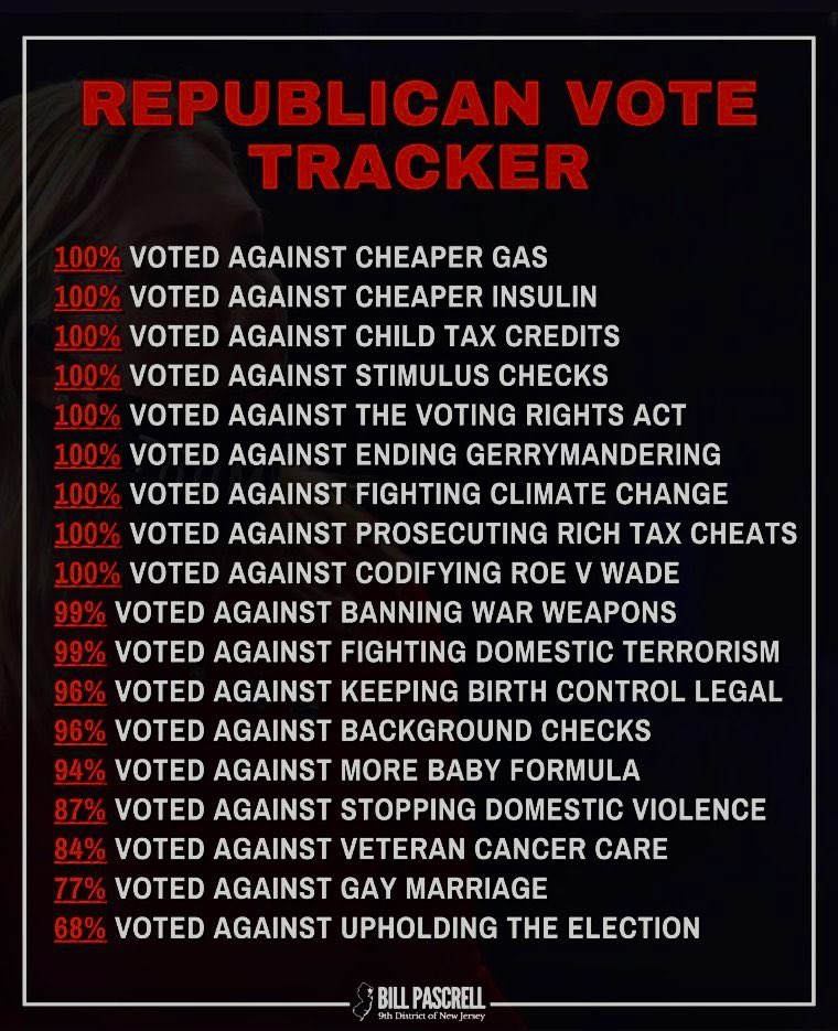 We can’t give the Republicans any kind of power we have to hold them down or get them out because nothing good will happen for this country with the Republican saying no