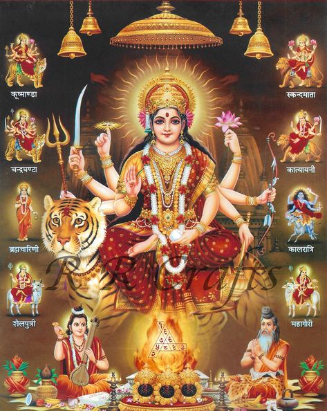 Worship of Devi Maa for 9 days with devotion is the best remedy for 9 planets and 6th house related issues and to bring peace in domestic affairs. #NavratriFestival