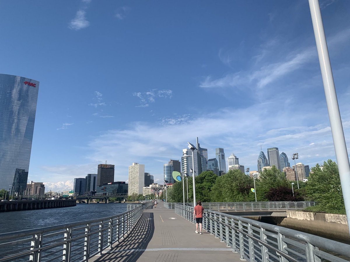 Hey academic runners! If you’re looking to get a run in during #AERA2024, I highly recommend the Schuylkill River Trail! Gorgeous run/walk/bike way along the river. One entrance is the stairs at 2400 Market St. Also check out ⁦@PhillyRun⁩ for gear! 🏃🏻‍♀️💨