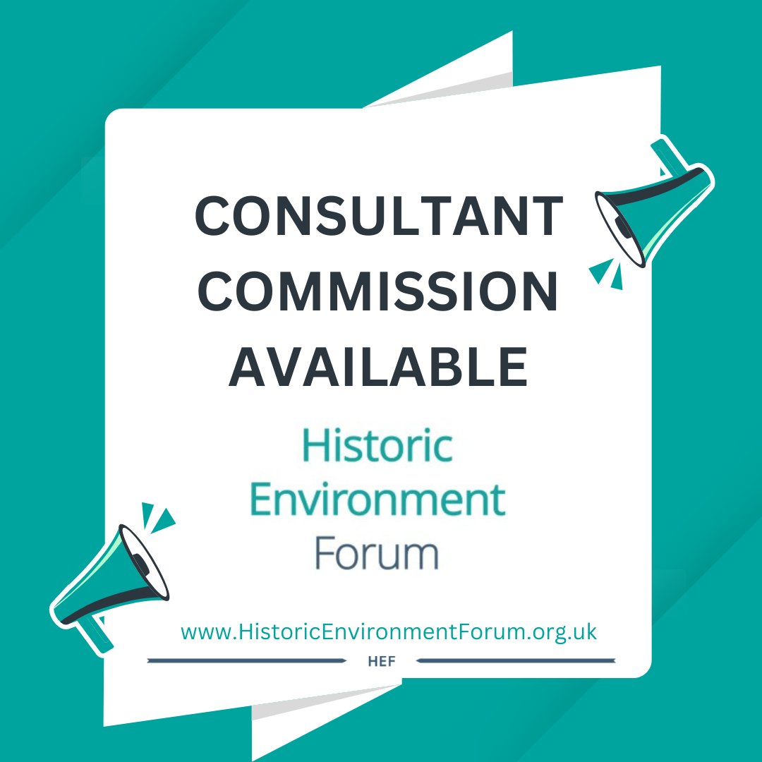 HEF is looking for a consultant to provide and test a methodology to build a dataset to review the allocation of resources that the historic environment sector aims to employ to reach net zero and environmental sustainability. Application details here: historicenvironmentforum.org.uk/consultant-com…