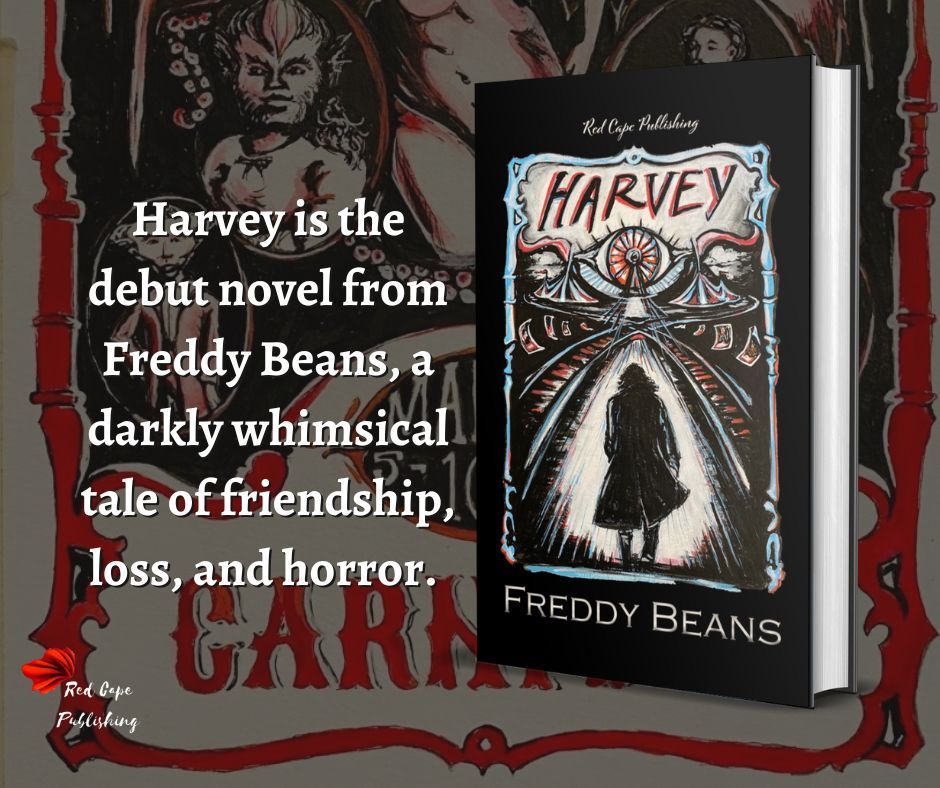 Harvey is the debut novel from Freddy Beans and is a whimsical, dark fantasy story about love, friendship, loss, and monsters. buff.ly/3DL3Hmx