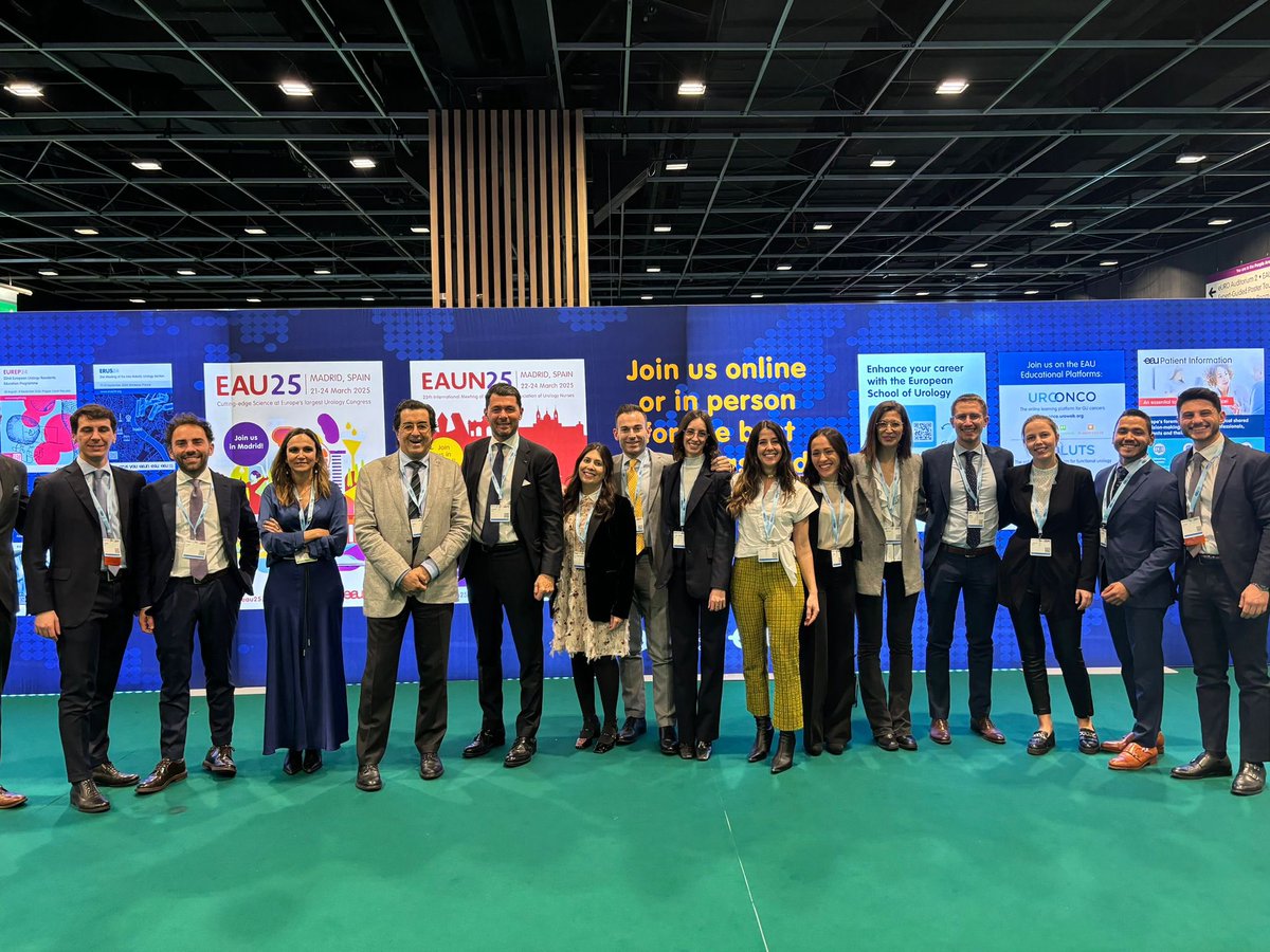 Mixed feelings about this #EAU24: sadly my last congress as a resident but grateful for living it with the best team posible! 🔝👏🏻