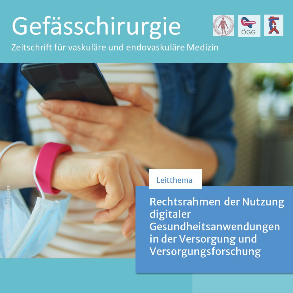 In der Februar Ausgabe von 'Die Gefäßchirurgie' wird die Rolle von Gesundheits-Apps in der medizinischen Versorgung und die Nutzung ihrer Daten für die Forschung diskutiert. Jetzt lesen: springermedizin.de/rechtsrahmen-d…