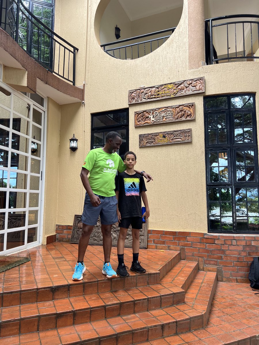 Zion wekesa and I have been trying 3 times jog a week and he wants us to do a triathlon but my swimming is bad We run halfway to office for work today, he has been working in reservations most of the morning