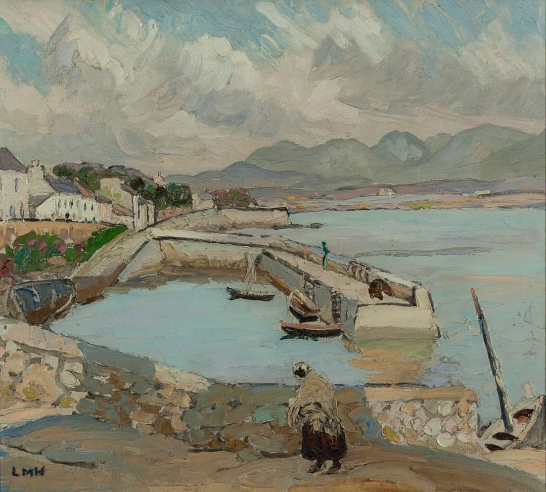 Roundstone Harbour Galway by Laetitia Hamilton #Ireland