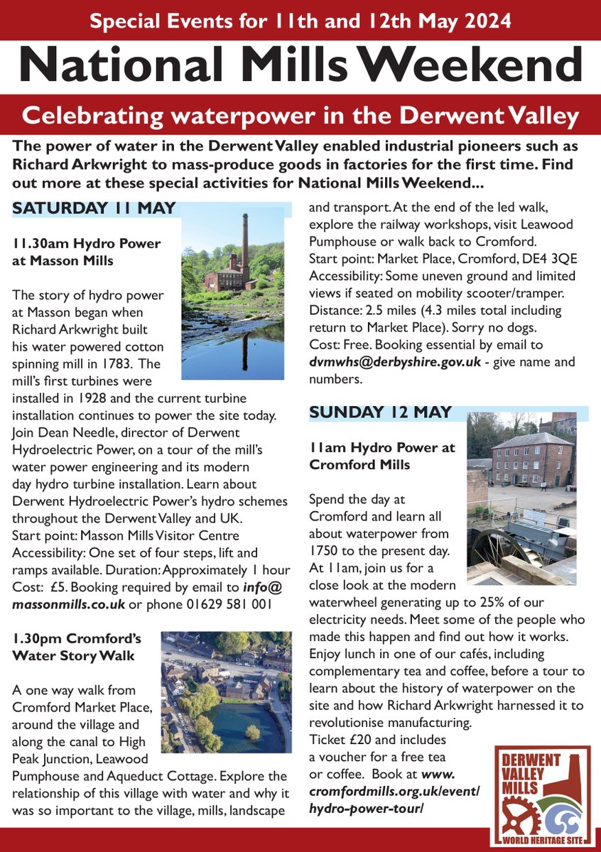 derwenthydro's tweet photo. Interested in hydropower?  Great events are taking place. https://t.co/S9rNktNGLr