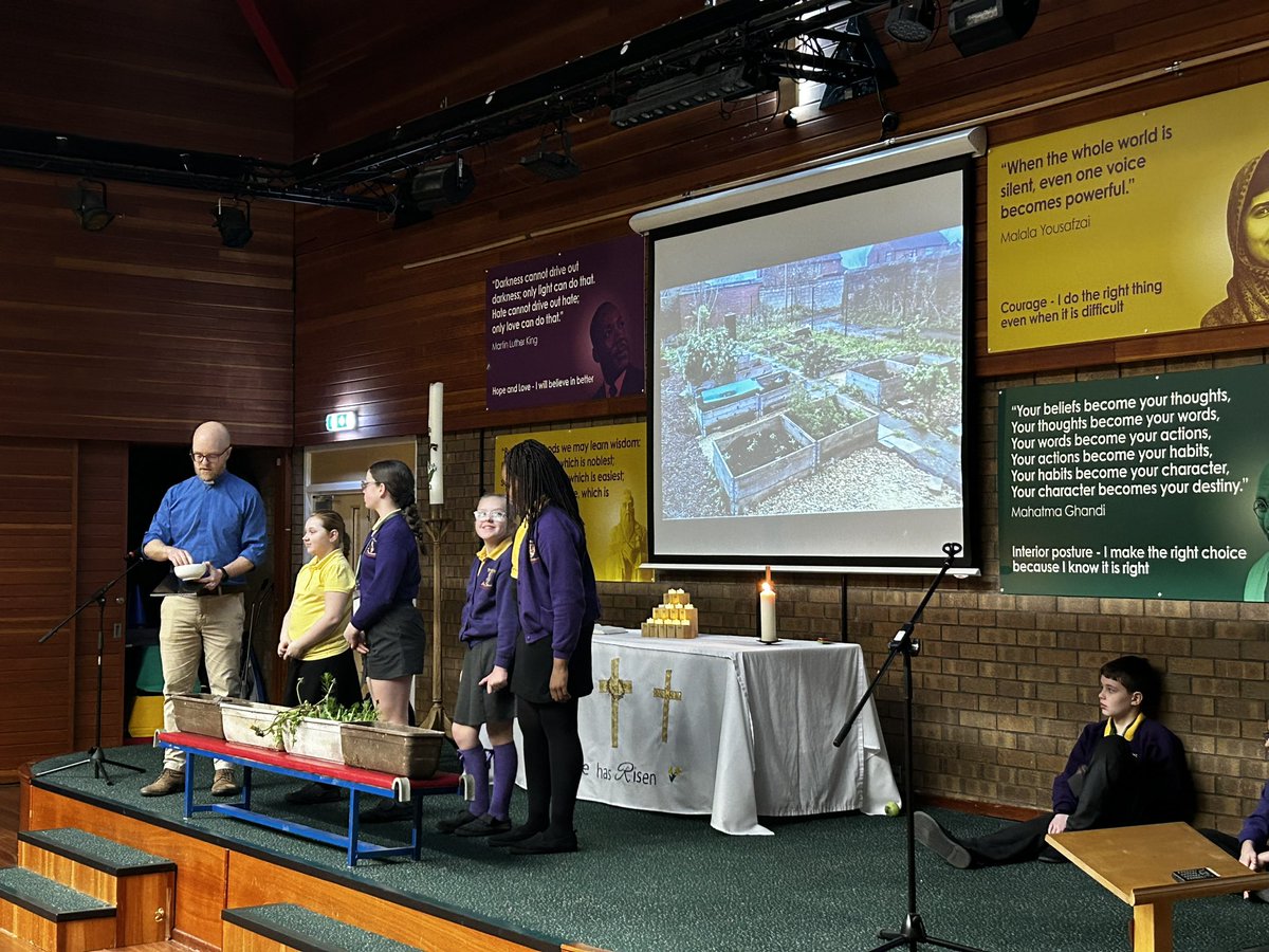 Thank you Rev Tim from St John’s Bowling for leading today’s Collective Worship about the Parable of the Sower. @StJohnsCE