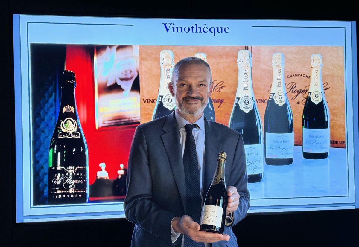 今年で創業175周年を迎える #PolRoger 加えてチャーチル首相生誕150周年🥂ローラン･ダルクール社長来日で #CuveeSirWinstonChurchill の最新VT2015や今秋世界同時発売予定のスペシャルアイテム　#VinothequeBrutVintage2002 のお披露目あり🍾 
詳細は後日ブログで! #Champagne  <a href="/jeroboam_japan/">Jeroboam Japan</a>