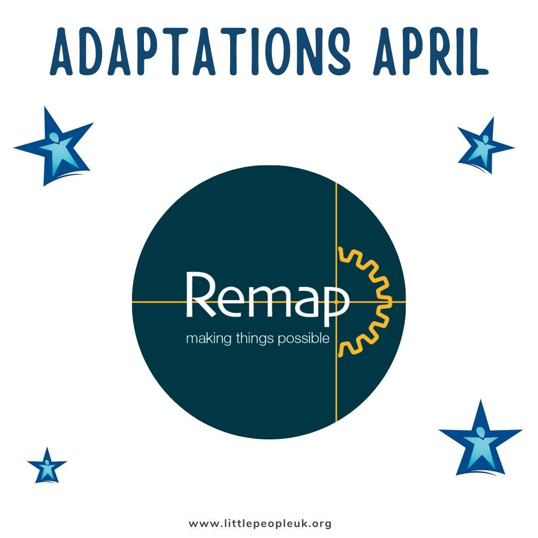 Adaptations April Remap are a fantastic charity who provide bespoke solutions to a number of different 'issues'. They are great supporters of LPUK! #dwarfism #disability #littlepeople #adaptations