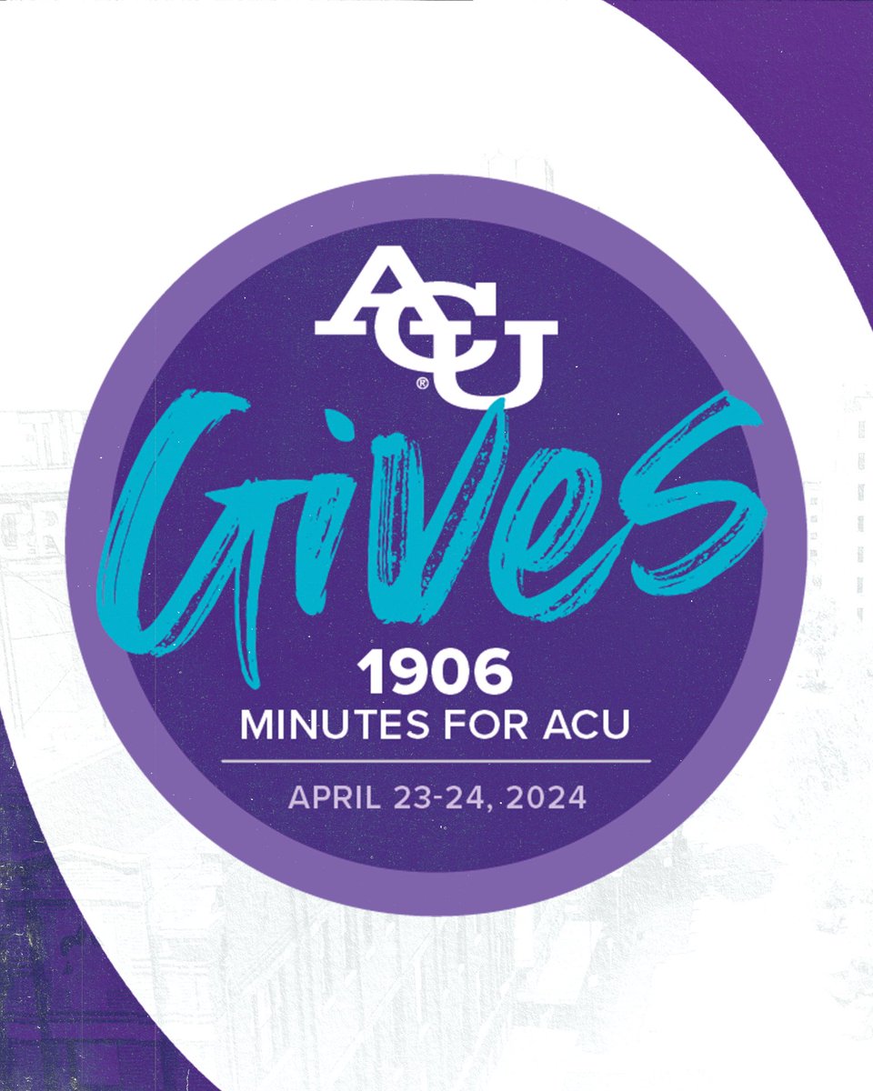 𝐀𝐂𝐔 𝐆𝐈𝐕𝐄𝐒 is 2️⃣ weeks away‼️ Join us for ACU Gives on 𝐀𝐩𝐫𝐢𝐥 𝟐𝟑-𝟐𝟒, when we are setting aside 1,906 minutes to give back to our Student-Athletes‼️ Click the link below ⬇️ to make a gift for 𝐀𝐂𝐔 𝐆𝐈𝐕𝐄𝐒‼️🙏 🔗- bit.ly/acugivesaef #GoWildcats