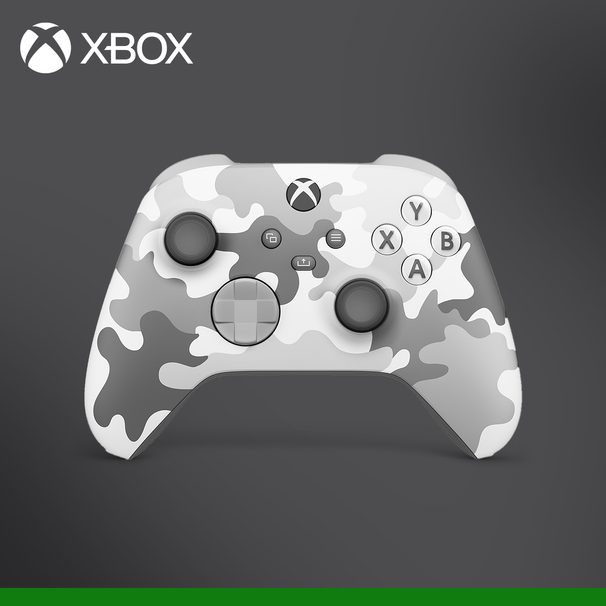 Experience the Xbox Wireless Controller – Arctic Camo Special Edition, featuring a rugged white and gray camouflage pattern. 🎮 OUT NOW! ✅ Shop now at Smyths Toys 👉 tinyurl.com/24zu2yu2