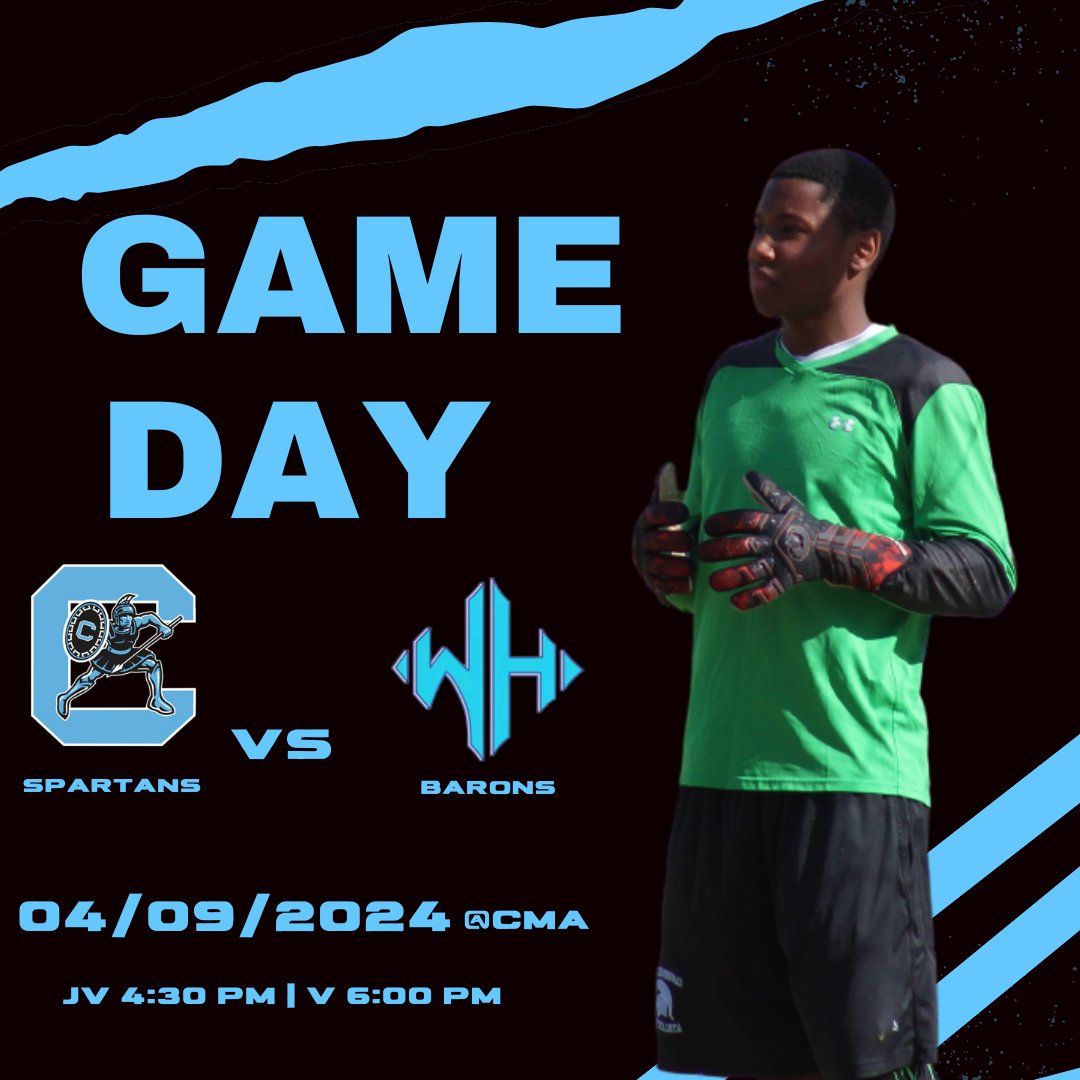 It's Game day! Both of our soccer teams will be playing at home against Wilson Hall! APRIL 9, 2024 TIME: 4:30 PM & 6:00 PM #camdenmilitary #soccer