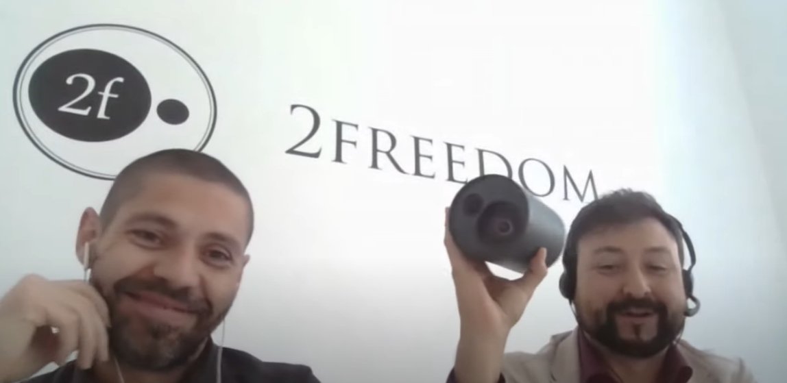 📏Rubén Cabecera y Pedro Ortiz Coder (cofundadores de
<a href="/2freedom_Img/">2Freedom Imaging</a>) nos enseñan su proyecto innovador con tecnología propia, al que están encontrando nuevas funcionalidades gracias a sus clientes que han visto toda su versatilidad.