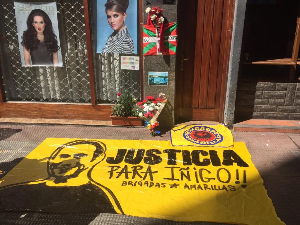 Se cumplen 12 años del asesinato de Iñigo Cabacas y 12 años después seguimos pidiendo justicia. Iñigo Cabacas beti zurekin!