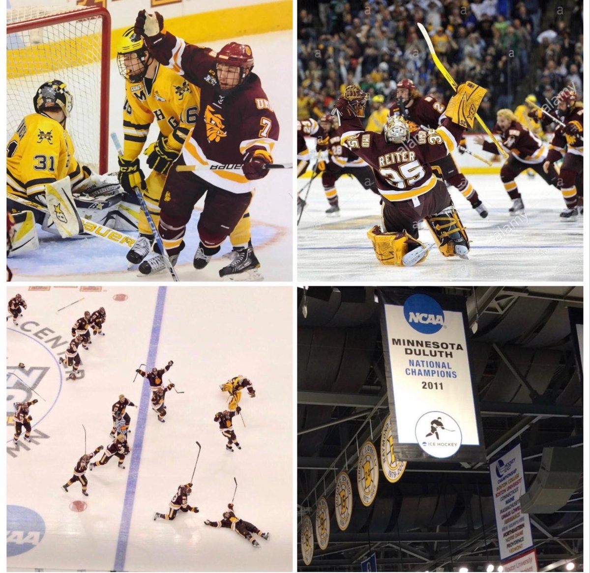 Happy Anniversary… Sweeter with time… @UMDMensHockey @NCAAIceHockey #MFrozenFour @XcelEnergyCtr @TheDuluthRunner @_YesHeCan