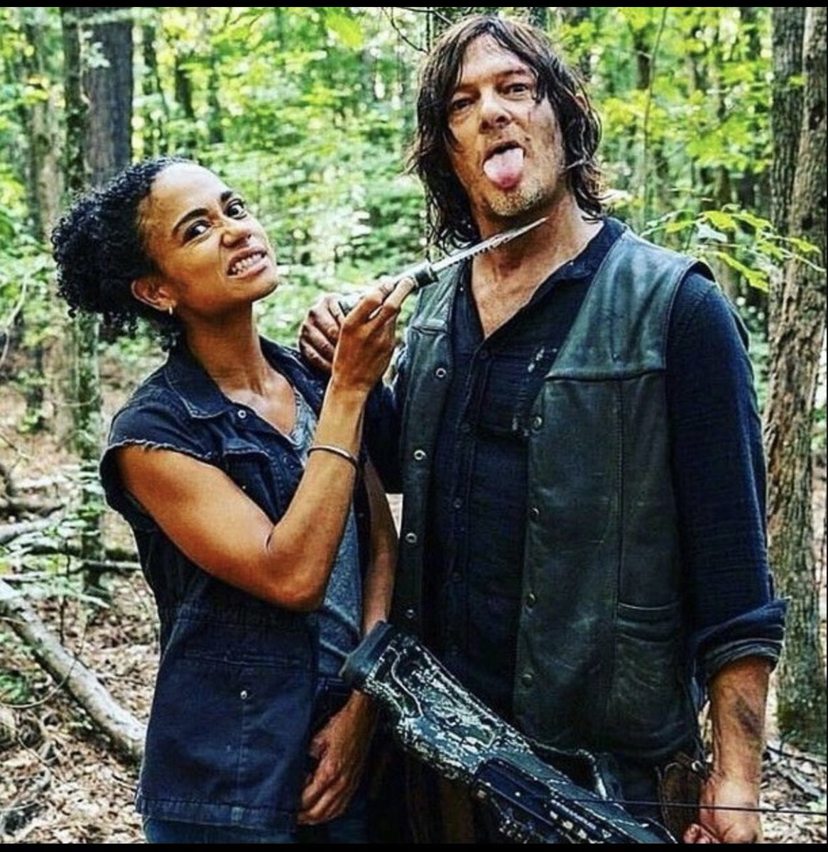 cara_downey's tweet photo. @ConnieDixon4Lyf Tag me anytime bc I’m hardcore #Richonner and #Donnier we got #RICHONNE character centric arc now we need to get #AMC to give us #Donnie character centric arc. To the Caryl’s out there please accept and make peace with the fact Daryl doesn’t love Carol the way you want. https://t.co/a1uIhMlQe7